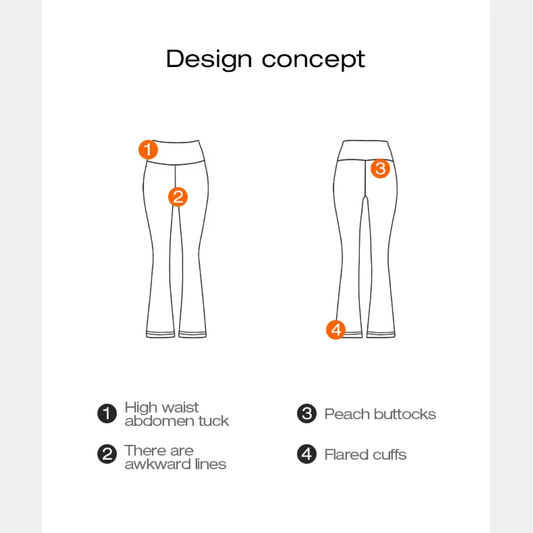 İspanyol Paça Yüksek Bel Kadın Günlük Tayt