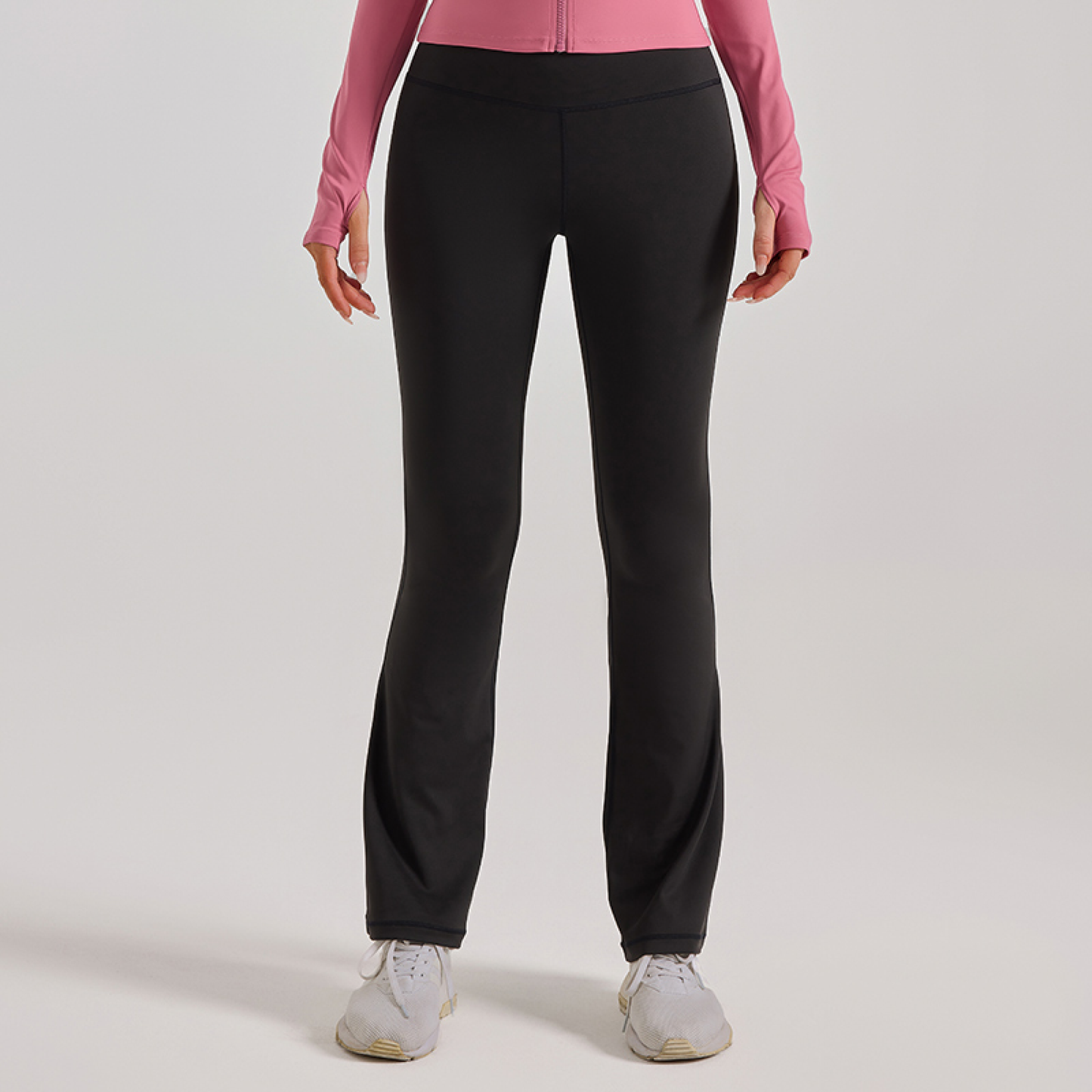 İspanyol Paça Yüksek Bel Kadın Günlük Tayt