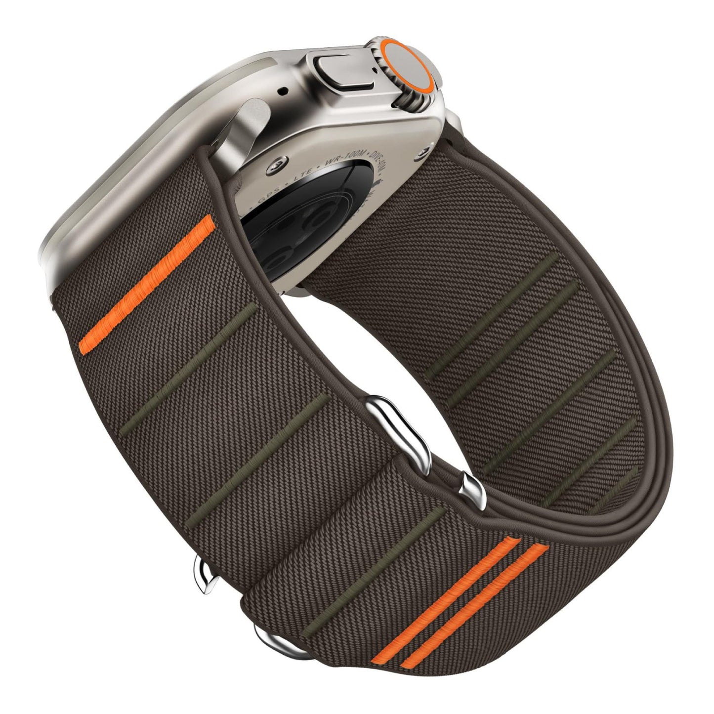 Apple Watch (38/40/41/42/44/45 mm) & Watch Ultra (49 mm) Uyumlu Dokuma Kumaş Kordon