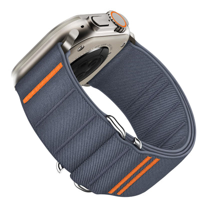 Apple Watch (38/40/41/42/44/45 mm) & Watch Ultra (49 mm) Uyumlu Dokuma Kumaş Kordon