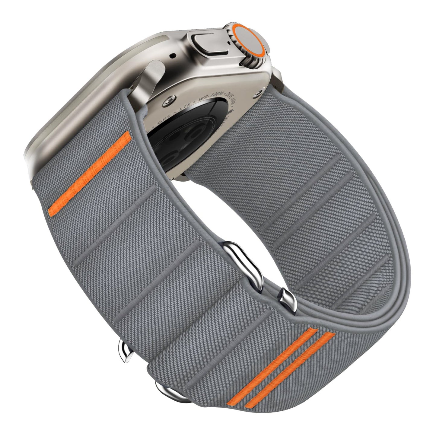 Apple Watch (38/40/41/42/44/45 mm) & Watch Ultra (49 mm) Uyumlu Dokuma Kumaş Kordon