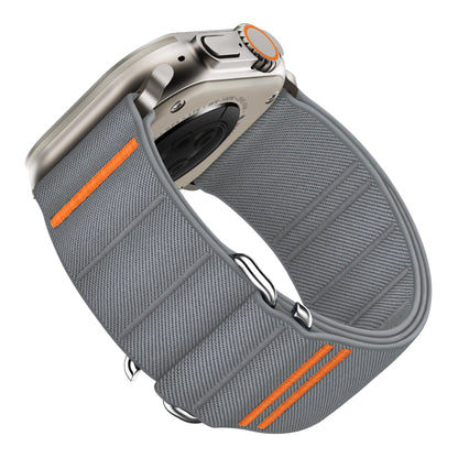 Apple Watch (38/40/41/42/44/45 mm) & Watch Ultra (49 mm) Uyumlu Dokuma Kumaş Kordon