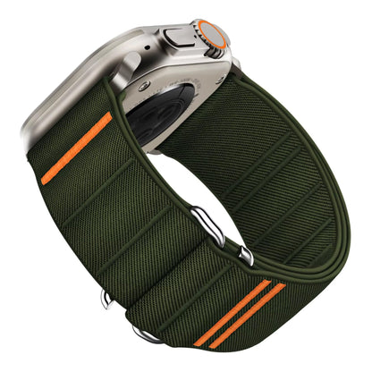 Apple Watch (38/40/41/42/44/45 mm) & Watch Ultra (49 mm) Uyumlu Dokuma Kumaş Kordon