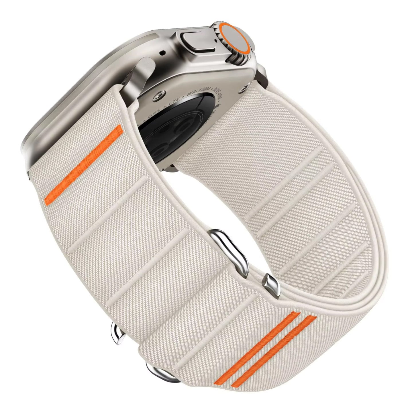 Apple Watch (38/40/41/42/44/45 mm) & Watch Ultra (49 mm) Uyumlu Dokuma Kumaş Kordon