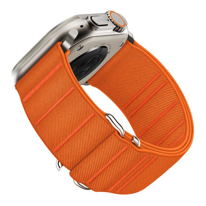 Apple Watch (38/40/41/42/44/45 mm) & Watch Ultra (49 mm) Uyumlu Dokuma Kumaş Kordon