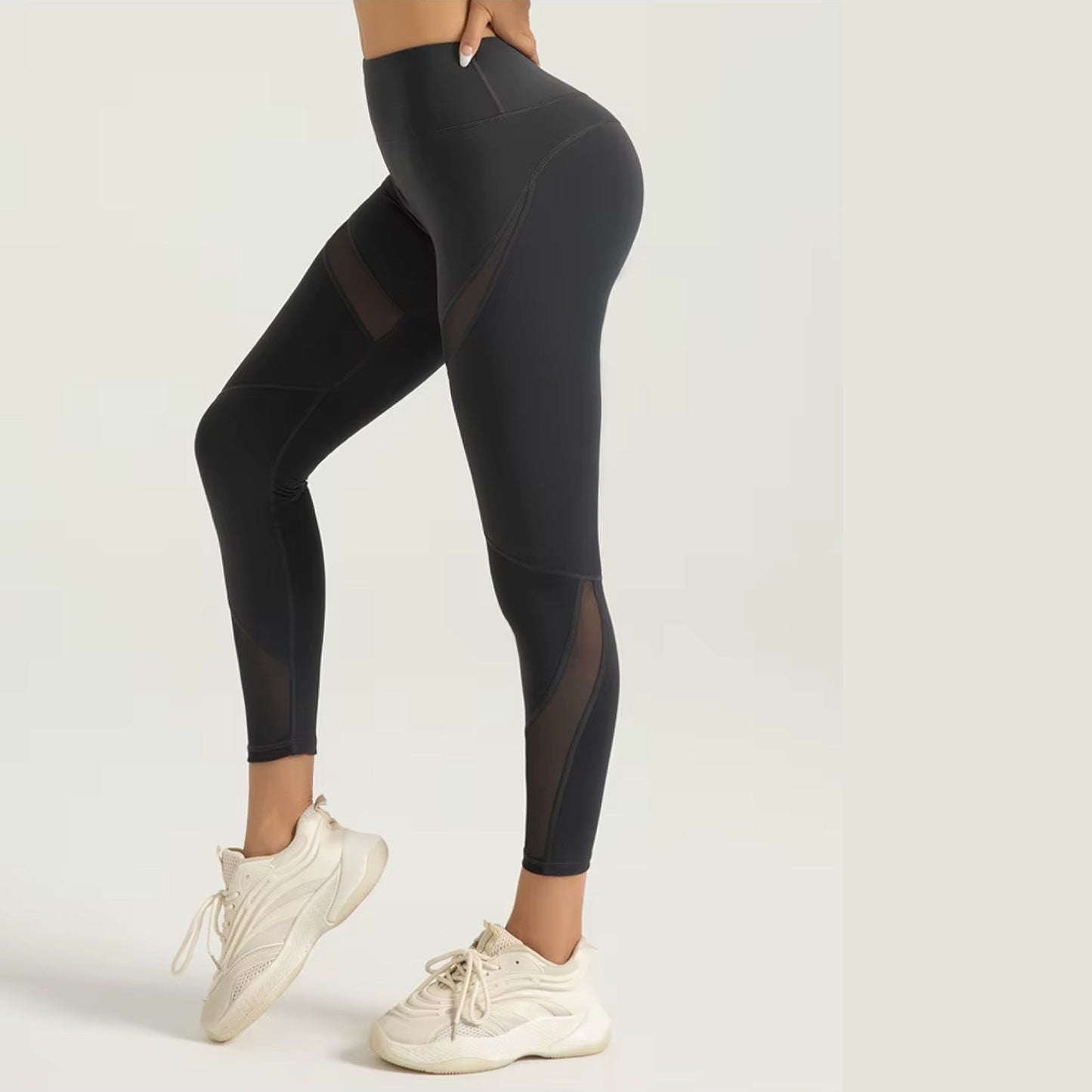 Macca Maxim Yüksek Bel File Panelli Scrunch Yoga Taytı