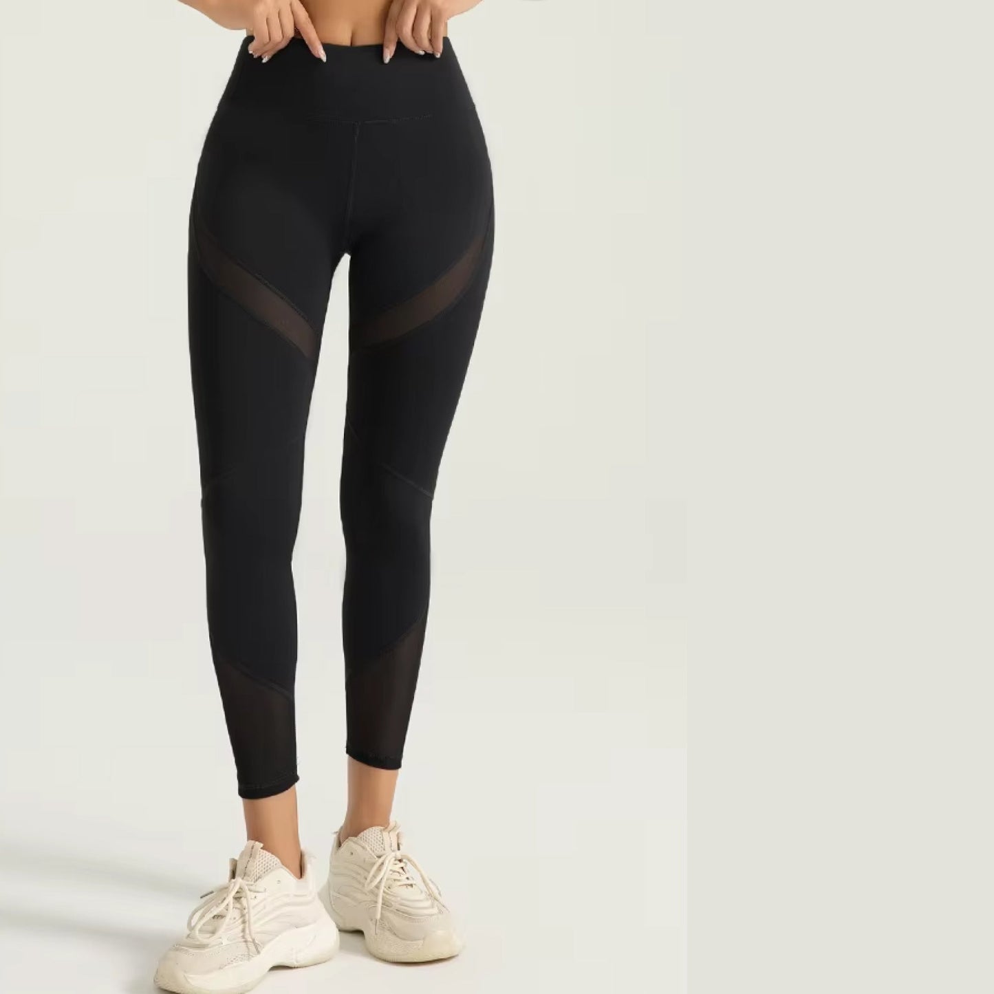 Macca Maxim Yüksek Bel File Panelli Scrunch Yoga Taytı