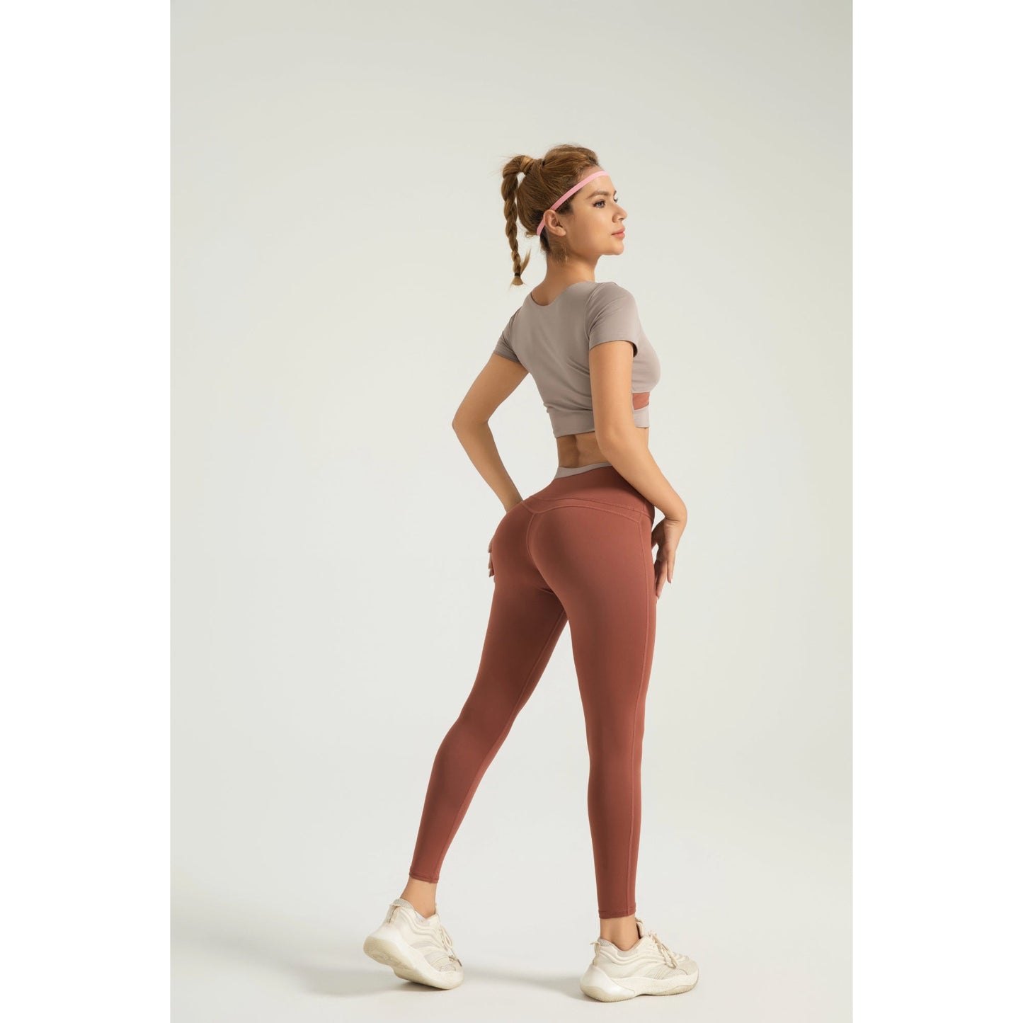 Dikişsiz Hızlı Kuruyan Spor & Push Up Etkisi Yoga Taytı