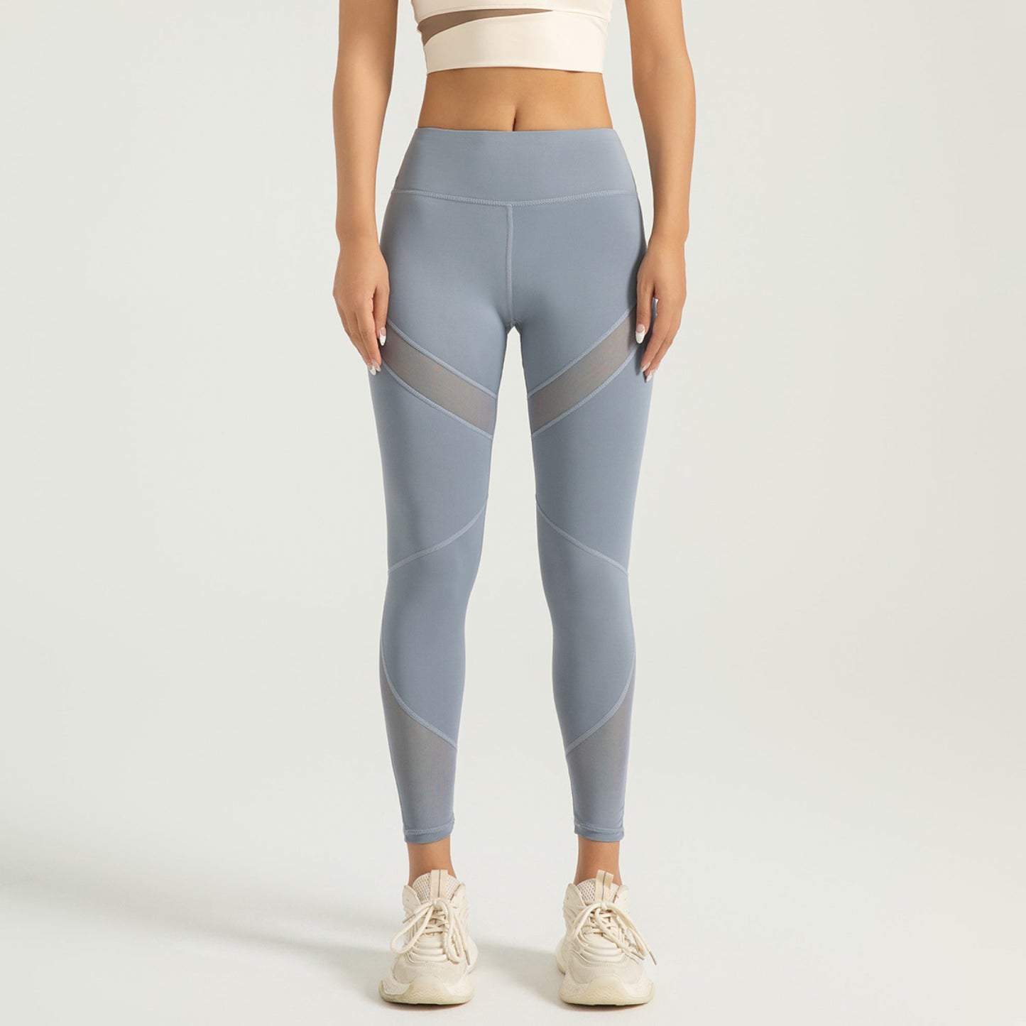 Macca Maxim Yüksek Bel File Panelli Scrunch Yoga Taytı