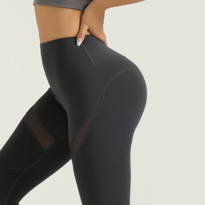 Macca Maxim Yüksek Bel File Panelli Scrunch Yoga Taytı