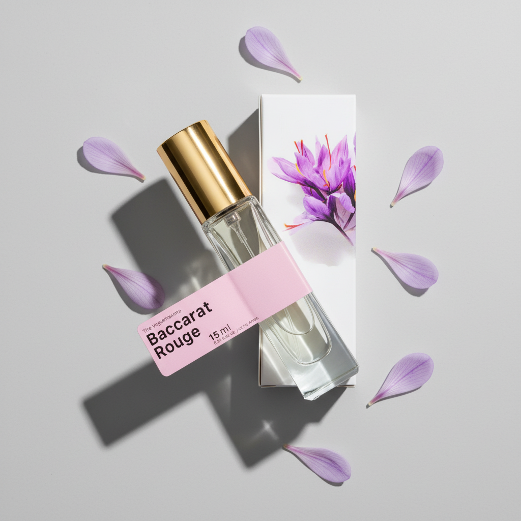 Baccarat Rouge - Overhead Flat Lay