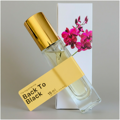 Back to Black sarı etiket