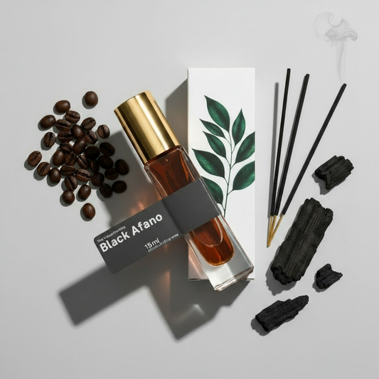 Black Afgano Flat Lay Corrected