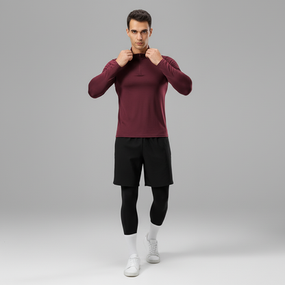 Bordo - Dinamik Yaka Pozu