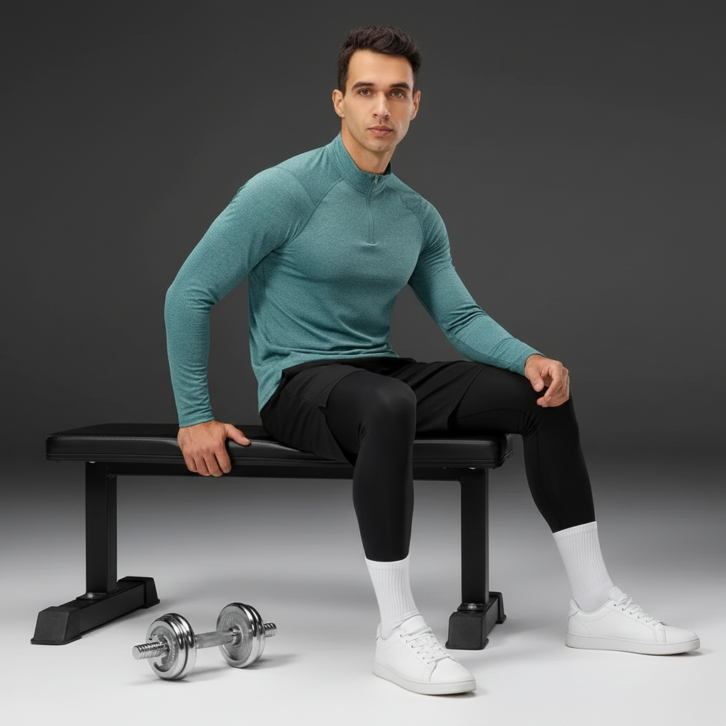 Fitness Ekipmanı ile - Aynı Manken