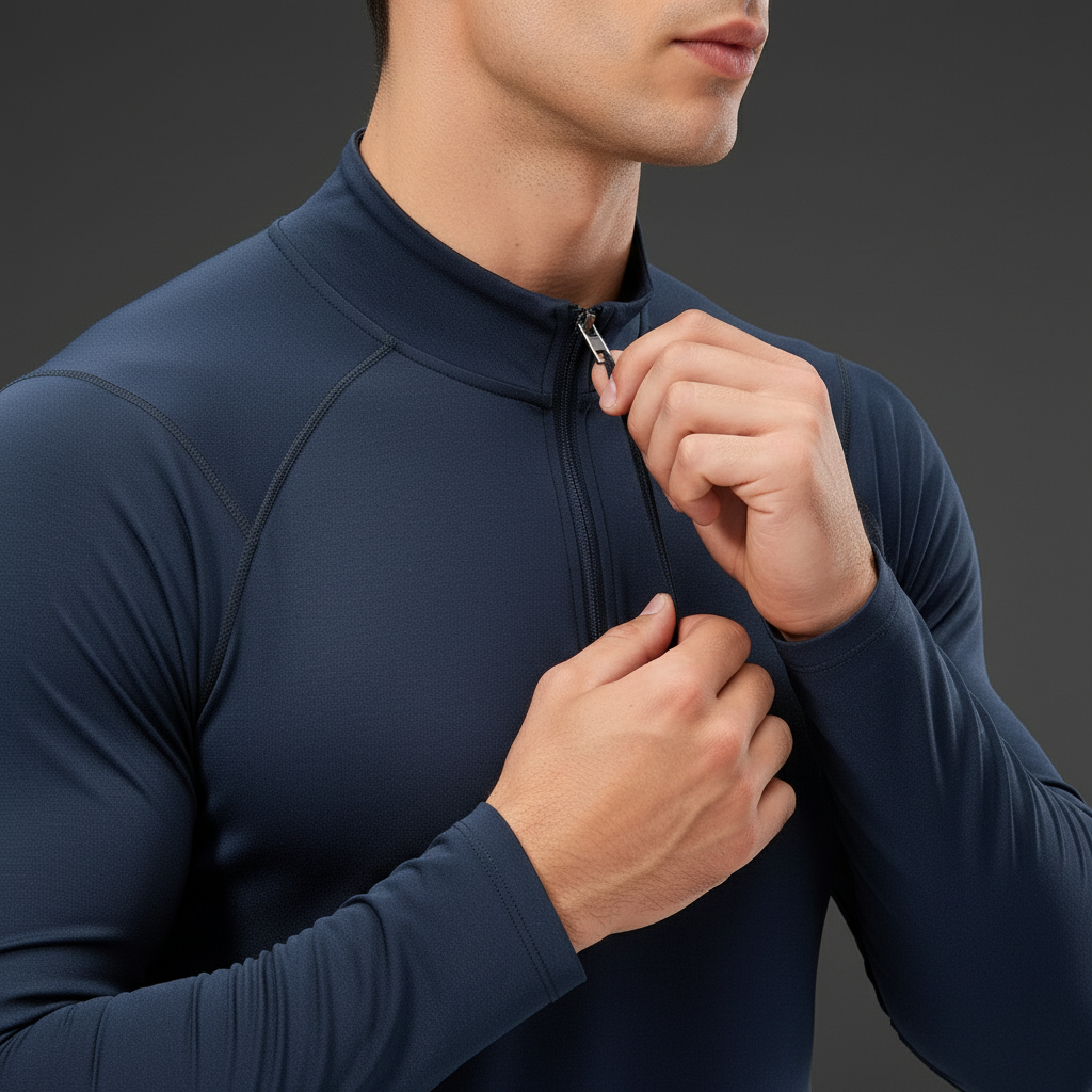 Gece Mavisi - Yaka Detayı Yakın Çekim