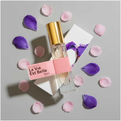 La Vie Est Belle flat lay